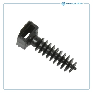 Lot de 100 embases à chevilles noir